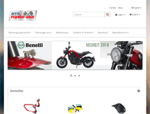 Tablet Screenshot of btspowerbike.com
